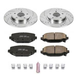 Power Stop 12-16 Chrysler Town & Country Rear Z23 Evolution Sport Brake Kit; 2012-2016