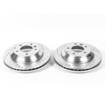 Power Stop 07-15 Audi Q7 Rear Evolution Drilled & Slotted Rotors - Pair; 2007-2015