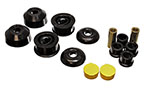 Energy Suspension 05-07 Scion tC / 03-06 Toyota Corolla/Matrix Black Front Control Arm Bushing Set; 2005-2007