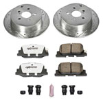 Power Stop 05-10 Scion tC Rear Z26 Street Warrior Brake Kit; 2005-2010