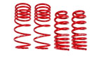 BMR 93-02 F-Body Handling Version Lowering Spring Kit (Set Of 4) - Red; 1993-2002