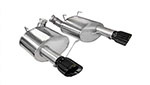 CORSA Mustang Axle-Back Exhaust GT 5.0L V8 Xtreme - 3 Inch Axle-Back, Dual Rear Exit with Single 4 Inch Black Pro-Series Tips