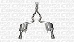 CORSA Ford Mustang GT Coupe 5.0L Cat-Back with 3in Xpipe and 4.5 Inch Polished Pro-Series Tips - Extreme