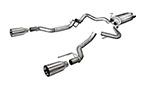 Corsa Ford Raptor Exhaust Sport System Super Cab / Super Crew 3.5L V6 Turbo 5 Inch Polished Tips