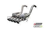 Corsa Corvette C7 ZR1 Z06 Grand Sport Manual Active Exhaust Axle-Back 2.75" with Quad 4.5" Pro-Series Tips Sport to XTREME