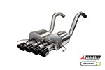 Corsa Corvette C7 ZR1 Z06 Grand Sport Manual Active Exhaust Axle-Back 2.75" with Quad 4.5" Black Pro-Series Tips Sport to XTREME