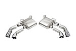 Corsa Variable Sound Camaro SS / Zl1 Axle-Back NPP Exhaust Quad Polished Tips