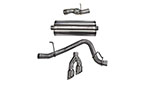 CORSA Escalade Cat-Back Exhaust 6.2L 3 Inch Single Rear Exit with Twin 4 Inch Pro-Series Tips - Sport