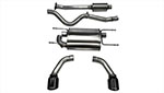 CORSA Scion FRS Cat-Back Exhaust Coupe 2.0L Sport - 2.5 Inch Dual Rear Exit with Single 4.5 Inch Black Pro-Series Tips