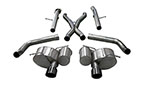 Corsa Jeep Grand Cherokee SRT Xtreme Dual Rear Exit Cat-Back Exhaust System with Black Tips