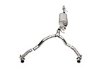 Corsa 21-22 Cadillac Escalade 6.2L Dual Rear 3.5/2.75in Sport Cat-Back Exhaust Uses Factory Bezels