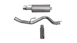 Corsa Ford F150 F-150 V6 3.5L 2.7L EcoBoost Cat-back System; Single Side Exit w/ 4in Slash Cut Polished Tip - Sport Edition