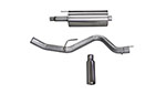 Corsa Ford F150 F-150 5.0L Cat-back System; Single Side Exit w/ 4in Slash Cut Polished Tip - Sport Edition