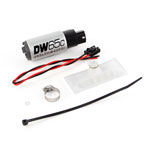 DeatschWerks 88-91 BMW 325i DW65C 265lph Compact Fuel Pump w/ Install Kit (w/o Mounting Clips); 1988-1991