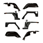 Rugged Ridge XHD Armor Fenders and Liner Kit 07-18 Jeep Wrangler JKU 4-Door; 2007-2018