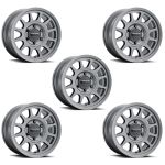 Ford Racing 21-23 Bronco (Excl Bronco Raptor) 17x8.5 Method Matte Gray Wheel Kit; 2021-2024