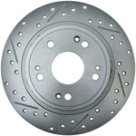 StopTech Acura ILX Select Sport Drilled/Slotted Rotor, Rear Right