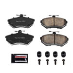 Power Stop 95-02 Volkswagen Cabrio Front Z23 Evolution Sport Brake Pads w/Hardware; 1995-2002