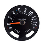 Omix Speedometer Gauge 55-79 Jeep CJ Models; 1955-1979