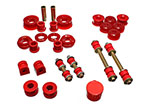 Energy Suspension 00-05 Dodge Neon FWD Red Hyper-flex Master Bushing Set; 2000-2005