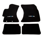 NRG Floor Mats - 2009-2011 Subaru Impreza WRX/STi (NRG Logo) - 4pc.; 2009-2011