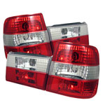 Spyder BMW E34 5-Series Altezza Tail Lights - Red Clear - (ALT-YD-BE3488-RC)