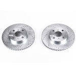 Power Stop 04-06 Scion xA Front Evolution Drilled & Slotted Rotors - Pair; 2004-2006