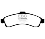 EBC 03-05 Chevrolet SSR 5.3 Greenstuff Front Brake Pads; 2003-2005