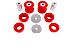 BMR 15-17 S550 Mustang Rear Cradle Bushing Kit (Polyurethane) - Red; 2015-2017