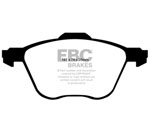 EBC 01 Volkswagen Eurovan 2.8 (313mm) Greenstuff Front Brake Pads; 2001-2001