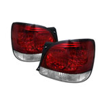 Spyder Lexus GS 300 / 400 LED Tail Lights - Red Clear - (ALT-YD-LGS98-LED-RC)