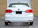 AWE Tuning MK6 Jetta TDI Touring Edition Exhaust - Diamond Black Tips; 2011-2013