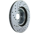 StopTech Subaru Forester C-Tek Sport Drilled & Slotted Rotor; 1998-2002