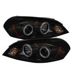 Spyder Chevy Impala Projector Headlights - LED Halo - LED - Black Smoke - (PRO-YD-CHIP06-HL-BSM)