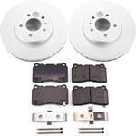 Power Stop 13-18 Cadillac ATS Front Z17 Evolution Geomet Coated Brake Kit; 2013-2018