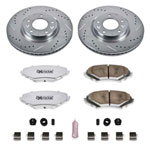 Power Stop 04-08 Mazda RX-8 Front Z26 Street Warrior Brake Kit; 2004-2008