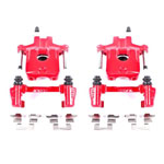 Power Stop 05-07 Toyota Avalon Rear Red Calipers w/Brackets - Pair; 2005-2007