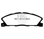 EBC 13+ Ford Taurus 3.5 Twin Turbo SHO Yellowstuff Front Brake Pads