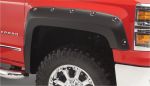 Bushwacker 2019 Ford Ranger Pocket Style Flares 2pc SuperCab 72in Bed - Black; 2019-2022