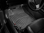 WeatherTech 2016+ BMW 7-Series Front FloorLiner - Black (No Rear Executive Lounge Seating Package)