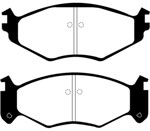 EBC 91-95 Chrysler LeBaron 2.5 (15in Wheels) Ultimax2 Front Brake Pads; 1991-1995