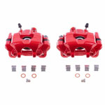 Power Stop 05-10 Scion tC Rear Red Calipers w/Brackets - Pair; 2005-2010