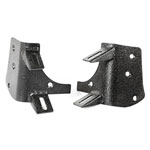 Rugged Ridge 97-06 Jeep Wrangler TJ Textured Black Dual A-Pillar Light Mount; 1997-2006