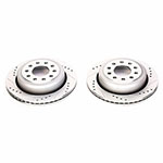 Power Stop 03-11 Lincoln Town Car Rear Evolution Drilled & Slotted Rotors - Pair