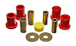 Energy Suspension 97-01 Ford Escort ZX2 Red Front End Control Arm Bushing Set; 1997-2001