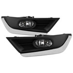 Spyder 17-18 Honda CRV OEM Chrome Trim Fog Lights w/Switch & Cover - Clear (FL-HCRV2017-C); 2017-2018