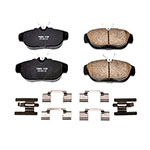 Power Stop 91-92 Volvo 740 Front Z17 Evolution Ceramic Brake Pads w/Hardware; 1991-1992