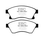 EBC 11+ Chevrolet Cruze 1.4 Turbo (10.9 inch front rotor) Ultimax2 Front Brake Pads