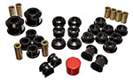 Energy Suspension 02-04 Acura RSX (includes Type S) Black Hyper-Flex Master Bushing Set; 2002-2004