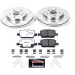 Power Stop 16-18 Cadillac CT6 Rear Z26 Street Warrior Brake Kit; 2016-2018